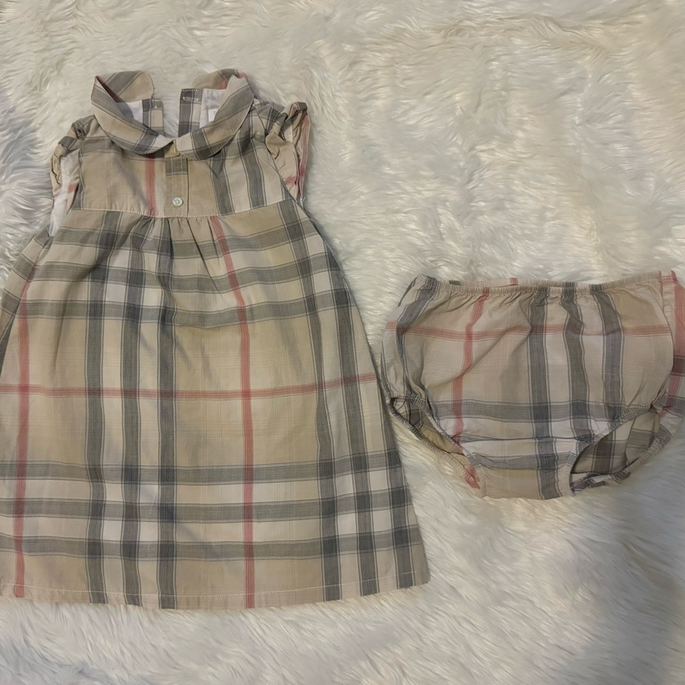 Burberry 2-Piece Ruffle Dress